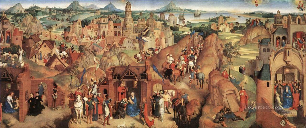 Advent und Triumph Christi 1480 Religiosen Hans Memling Ölgemälde